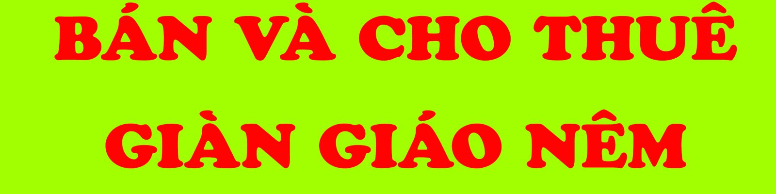 bán và cho thuê giáo nêm tại hà nội